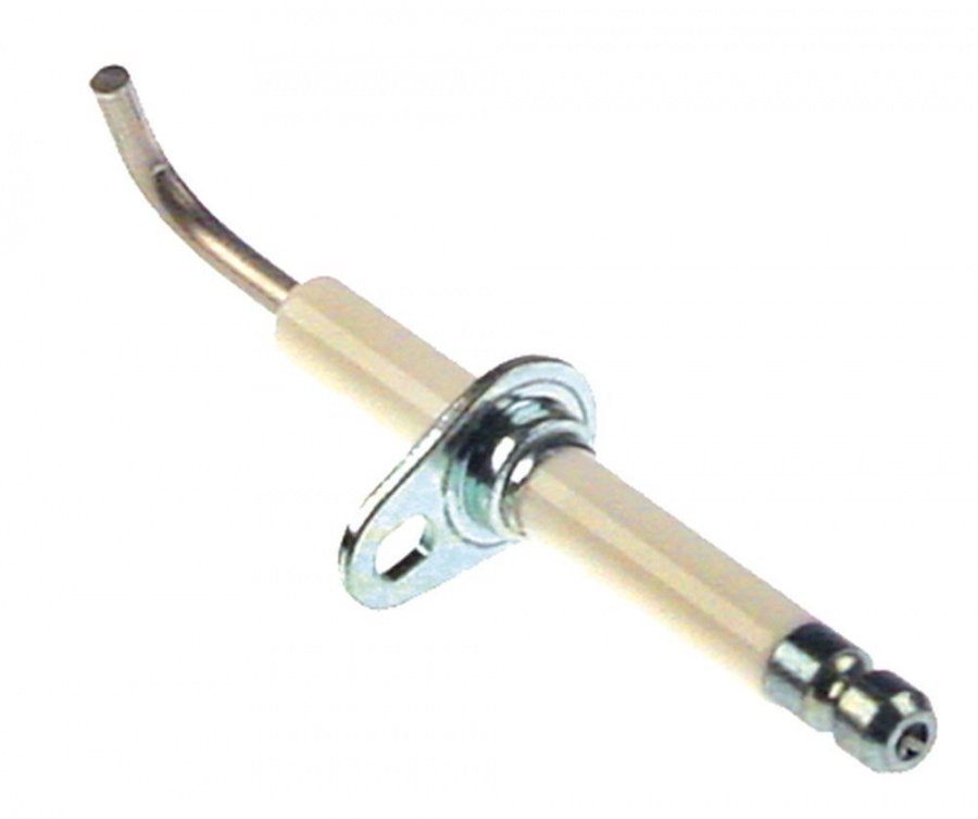 Electrod de aprindere, lungime flansa 23mm, latime flansa 15mm, D1 ø 7mm , L1 - 17mm, L2  - 13mm - Cod 102808