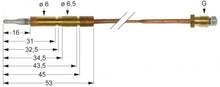 Termocupla L 600 mm, racord M8x1 - 102998