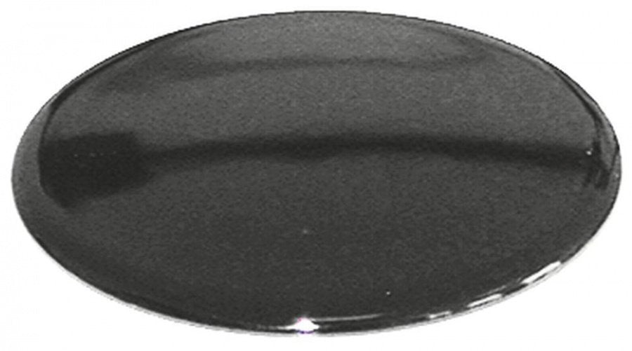 Capac arzator ø 80 mm emailat negru - 103066