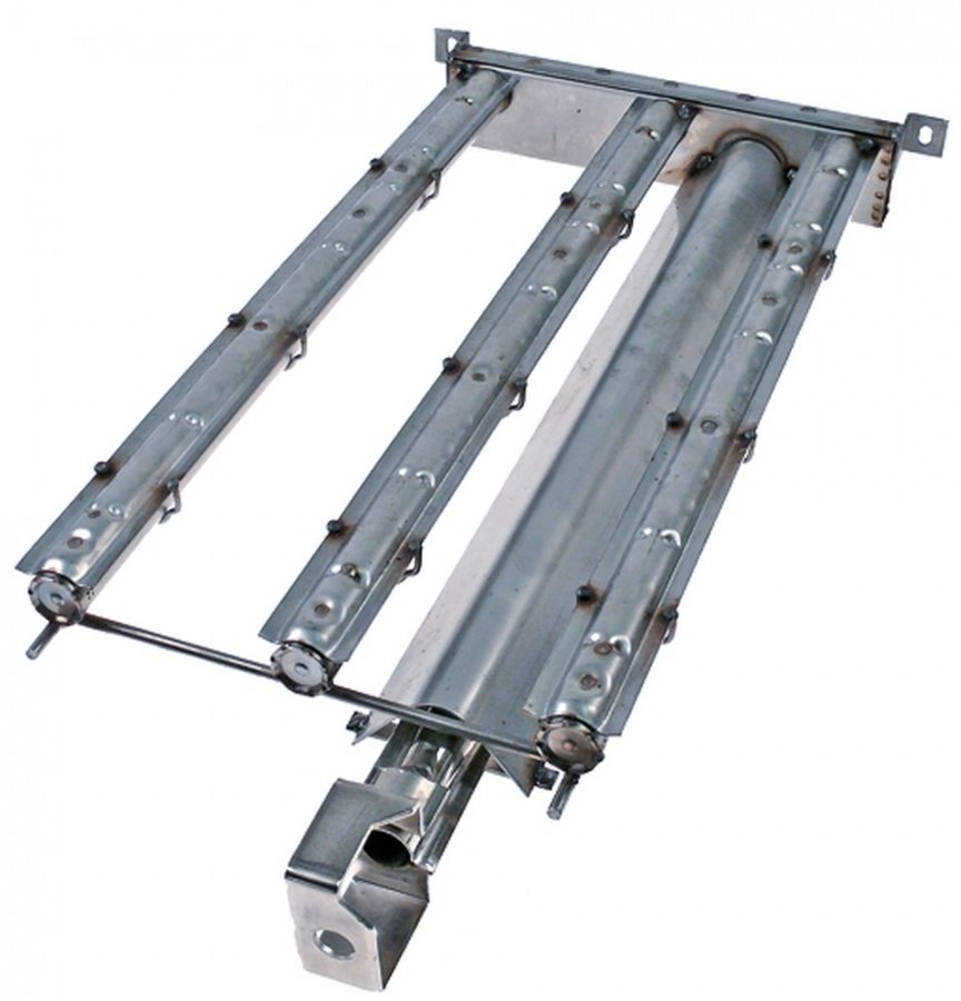 Arzator gratar cu roca vulcanica, cu 3 rampe 610 x 280 mm, din otel inoxidabil - 103155