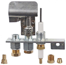 pilot burner POLIDORO 3 flames, natural / liquid gas, code 20/40, gas connection 4/6 mm - 103187