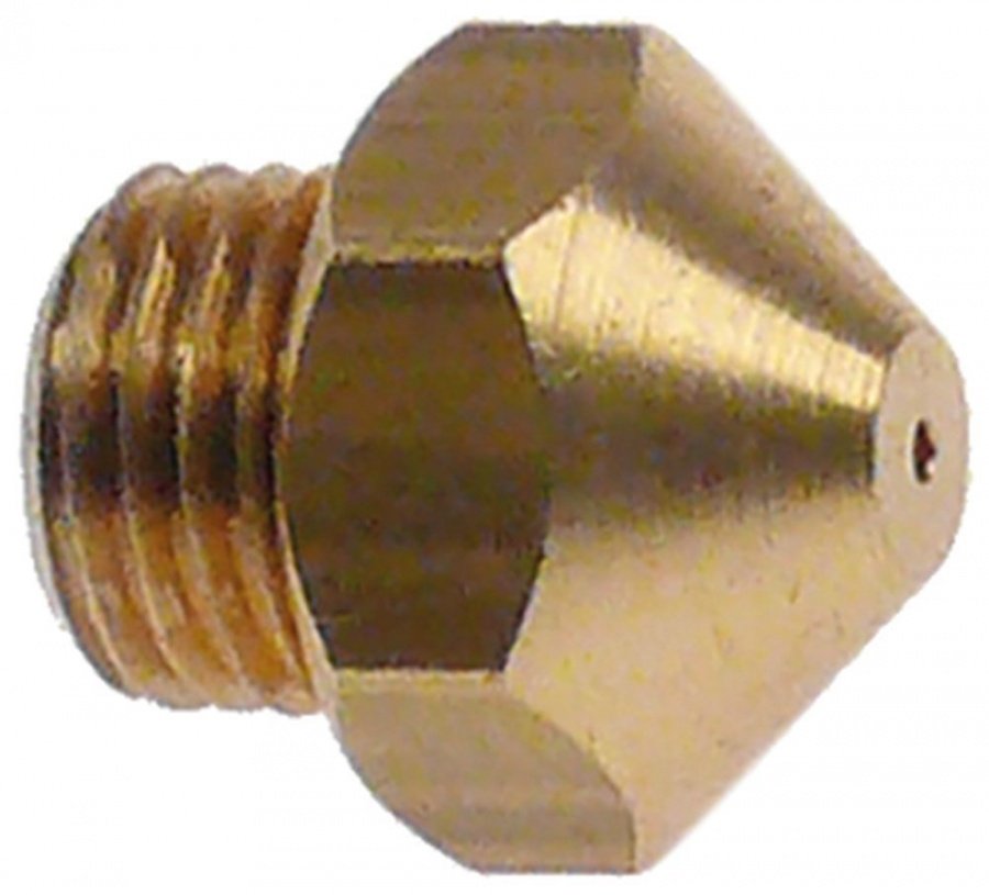 Duza gaz cu filet M9x1, orificiu ø 0,95 mm, conic, hexagon 12 mm - 103248