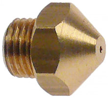 Duza gaz cu filet M9x1, orificiu ø 0,95 mm, conic, hexagon 12 mm - 103248