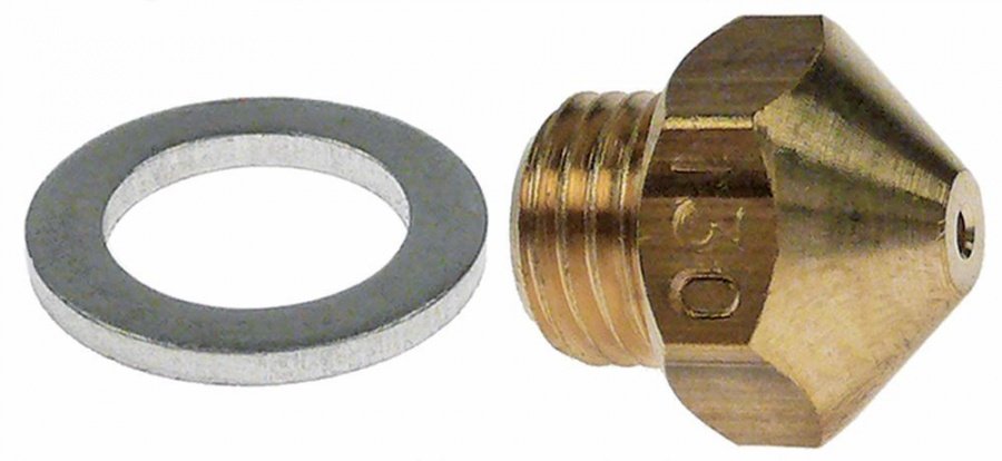 duza de gaz filet M9x1 DC 12 ø perforare 1.3mm conic