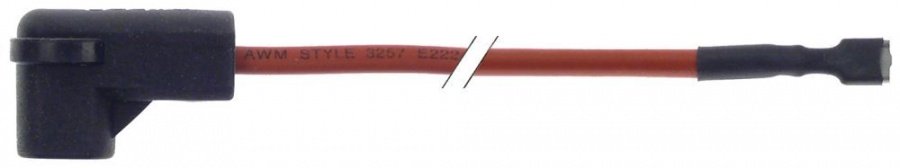 cablu de aprindere lungime cablu 445mm racord F4,8/ø4mm silicon DE ø 5mm