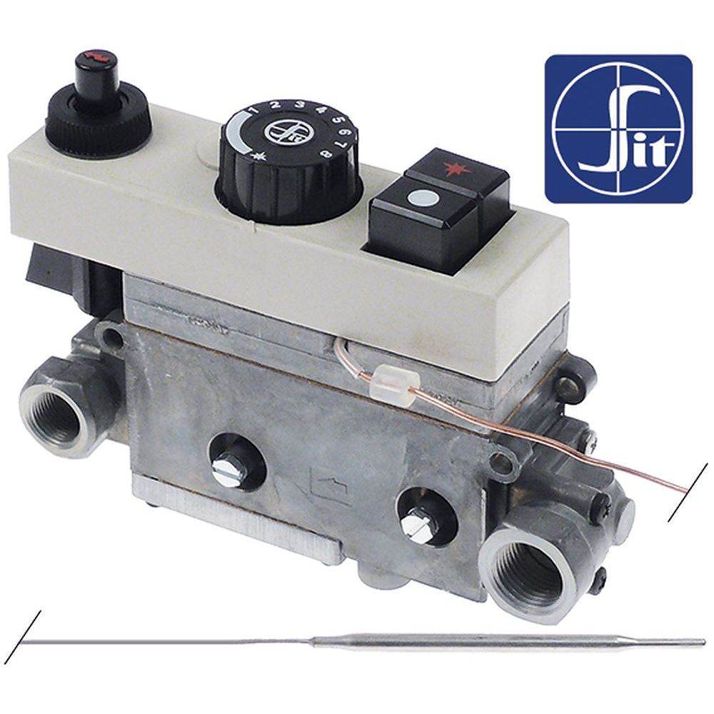 valva de gaz termostatica SIT tip MINISIT 710 T.max. 190°C 50-190°C intrare gaz 1/2"