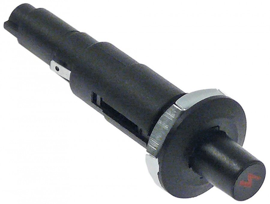 aprinzator piezoelectric (bricheta) corp plastic cu apăsare  ø montaj 18mm racord ø2,4mm