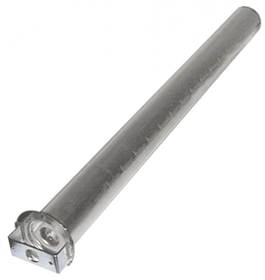 Arzator tubular, ø 50mm, L 568mm, latime flansa 71mm, pentru cuptor - Cod 104139