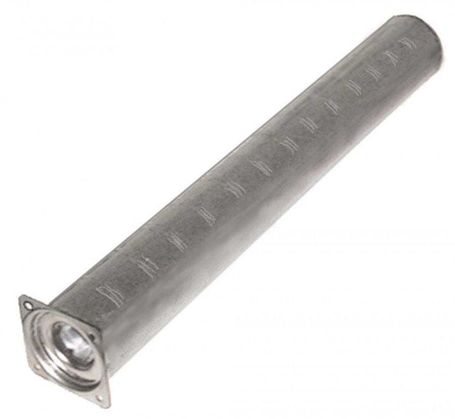 Arzator tubular ø 50 mm, L 390 mm, flamsa 67 x 67 mm - 104144
