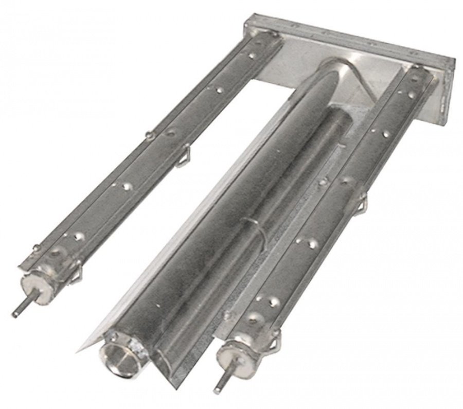 Arzator gratar cu roca vulcanica 445 x 200 mm, din inox - 104156