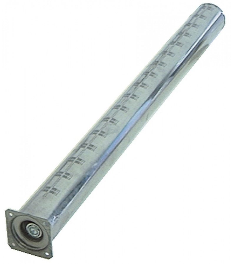 Arzator tubular, ø 50mm, L 600mm cu surub M5x12, latime flansa, 57mm, lungime flansa 57mm - Cod 104166