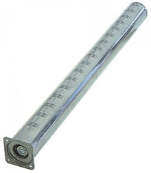Arzator tubular, ø 50mm, L 600mm cu surub M5x12, latime flansa, 57mm, lungime flansa 57mm - Cod 104166