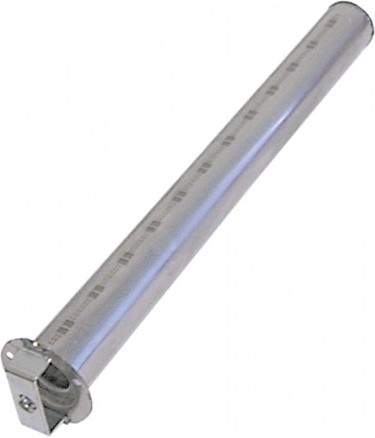 Arzator tubular, ø 40mm, L 400mm, flansa ø 61mm, cu surub M5x12 - Cod 104240