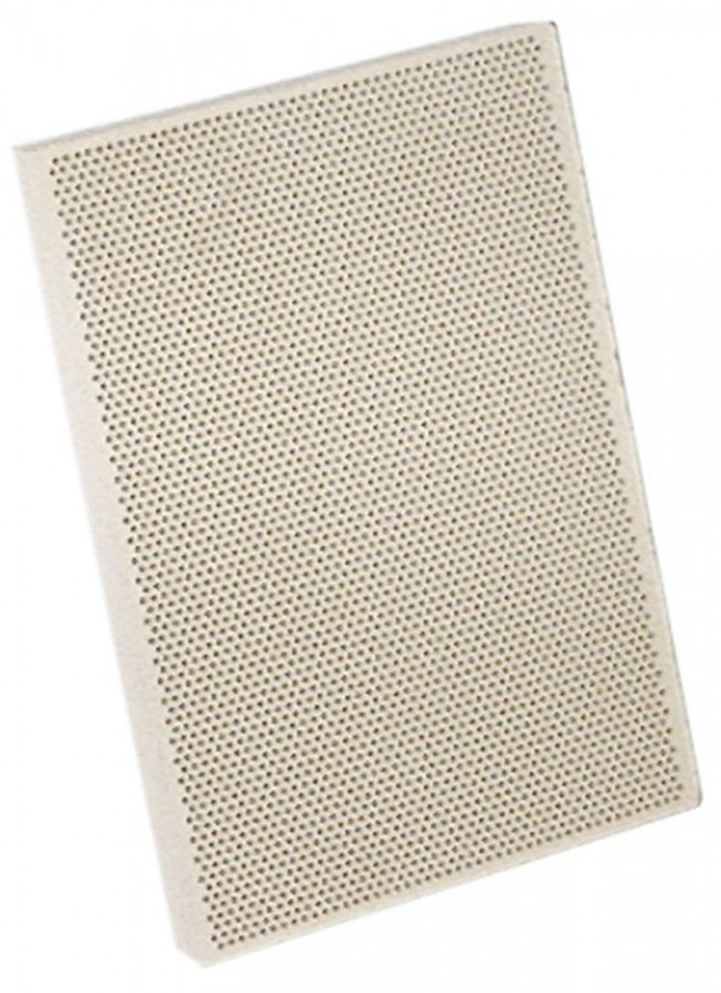 Placa arzator ceramica 134 x 96 mm, H 13 mm, cu fibra ceramica - 104276