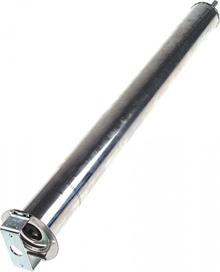 Arzator tubular, ø 50mm, L 530mm, latime flansa 71mm, pentru cuptor, flansa ø 75mm - Cod 104397
