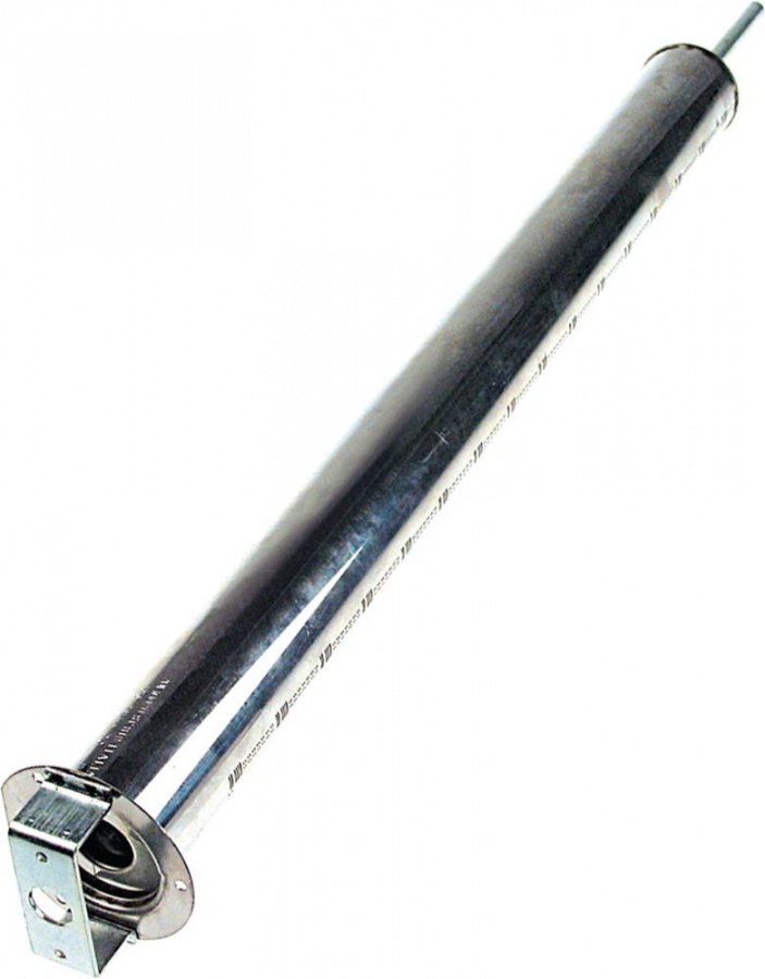 Arzator tubular, ø 50mm, L 565mm, latime flansa 71mm, pentru grill plat, flansa ø 75mm - Cod 104398