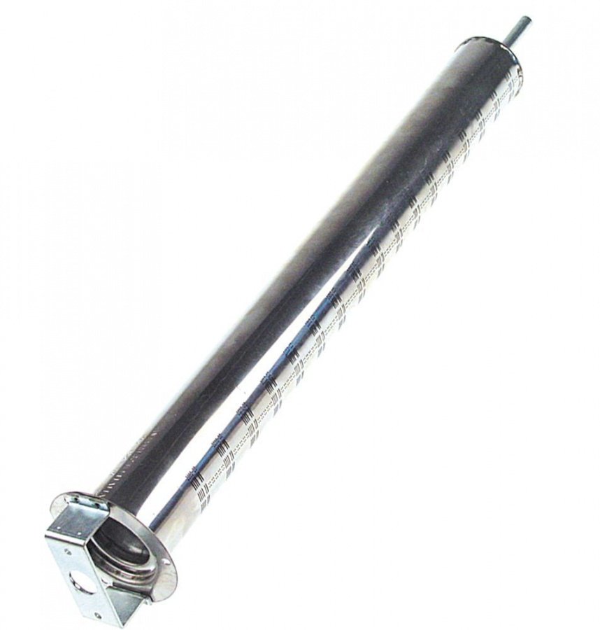 Arzator tubular, ø 50mm, L 465mm, latime flansa 71mm, pentru aragaz, flansa ø 75mm - Cod 104400