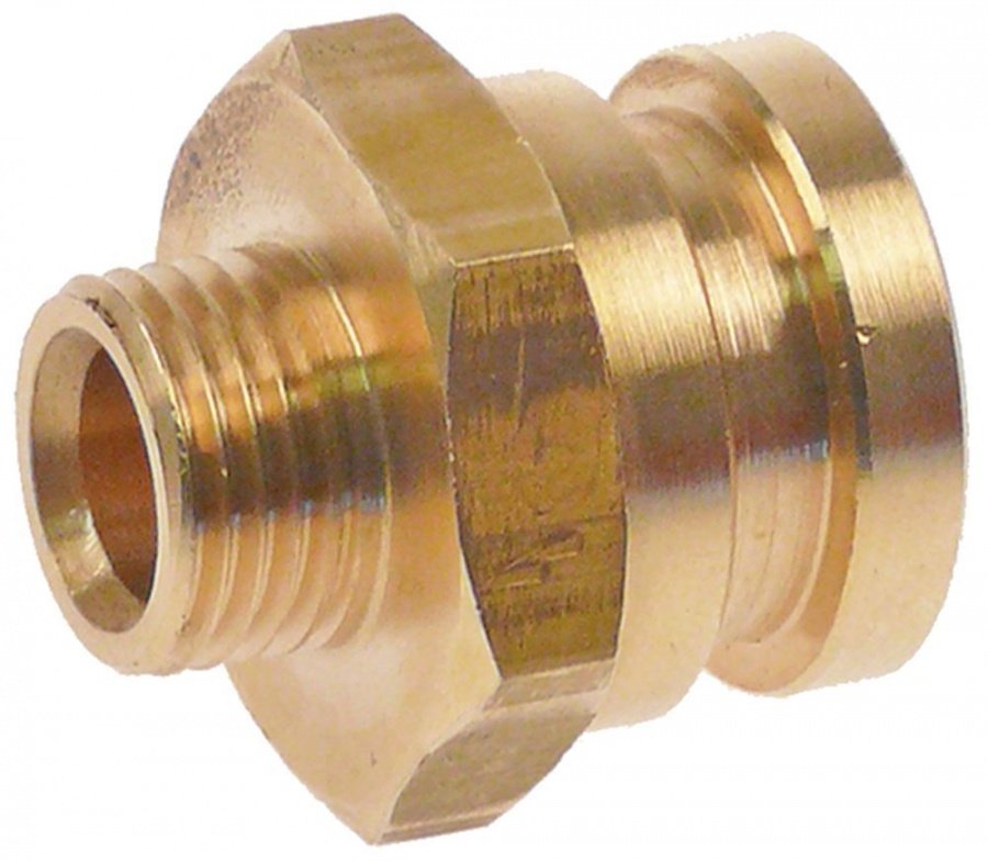 nozzle holder ET M16x1.5, IT M12x1, hexagon 28 - 104654