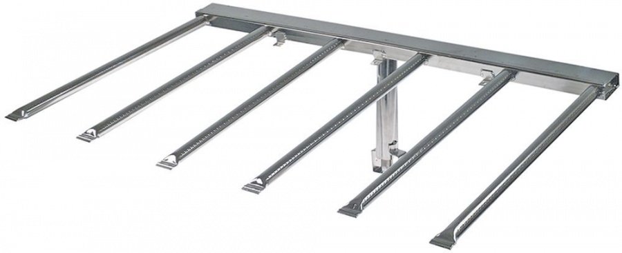 arzator de gaz tubular 6 rânduri L 580mm L 980mm ø 25mm Î 300mm pentru tigaie basculantă