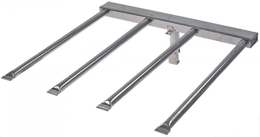 arzator de gaz tubular L 590mm L 585mm ø 25mm Î 170mm tigaie basculantă pentru model