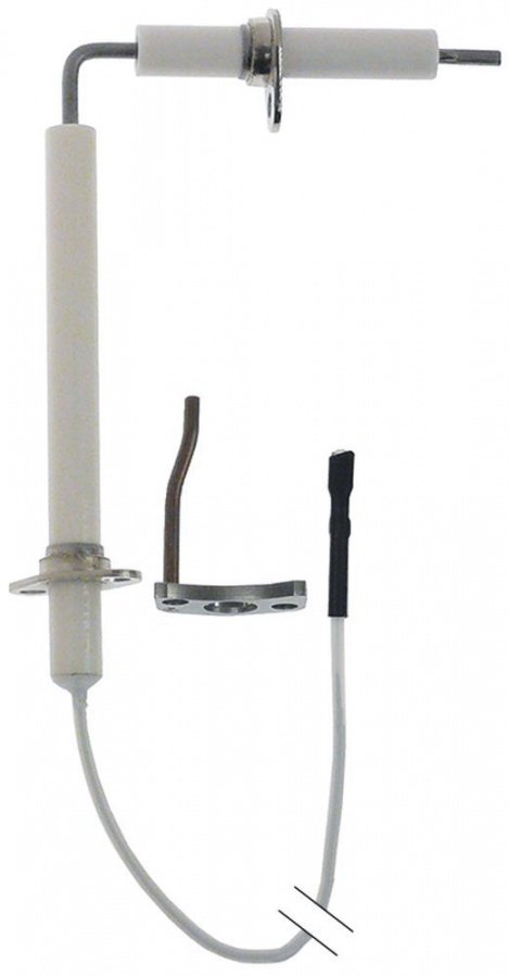 electrod de aprindere LF 28mm LF 16mm D1 ø 9mm D2 ø 9mm L1 16.5mm L2 80mm LC1 81mm LC2 16.5mm