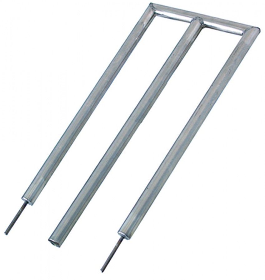 Arzator tubular cu 2 bare, L 445mm, W 200mm, ø 20mm - Cod 105039