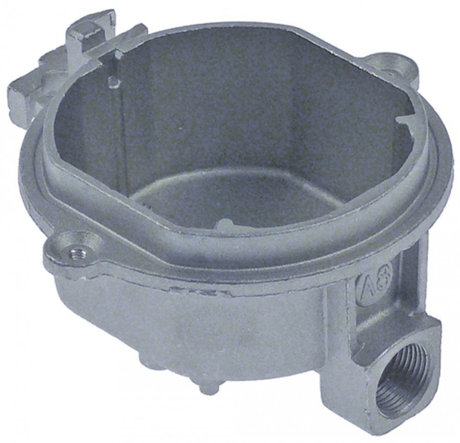 Baza arzator 3 kW pentru capac  ø 100 mm, locas electrod aprindere ø 6 mm, termocupla ø 6 mm - 105059