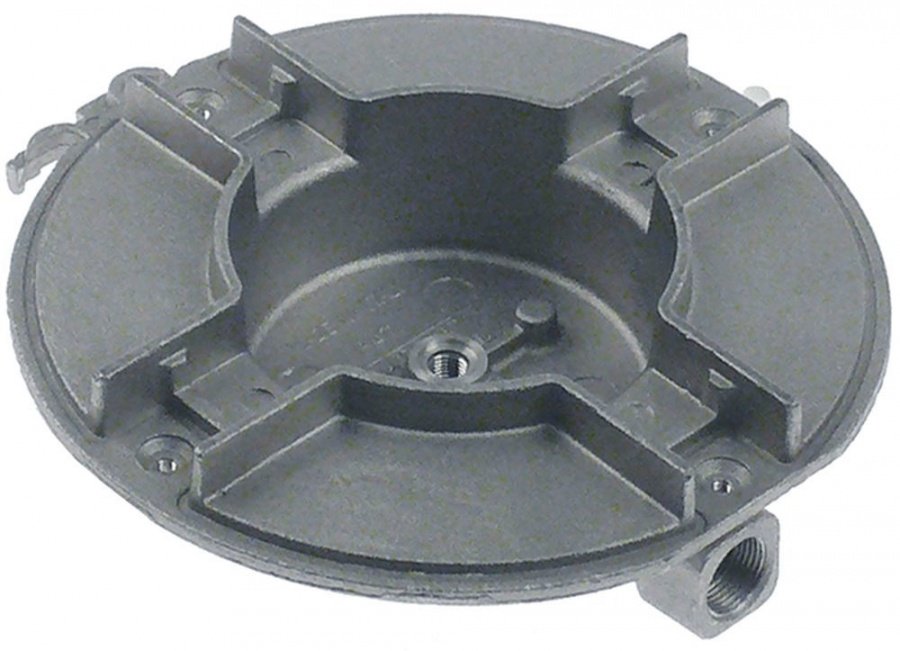 burner lower part 3,6 kW for igniter ø 6 mm for thermocouple ø 6 mm without nozzle ID ø 64 mm