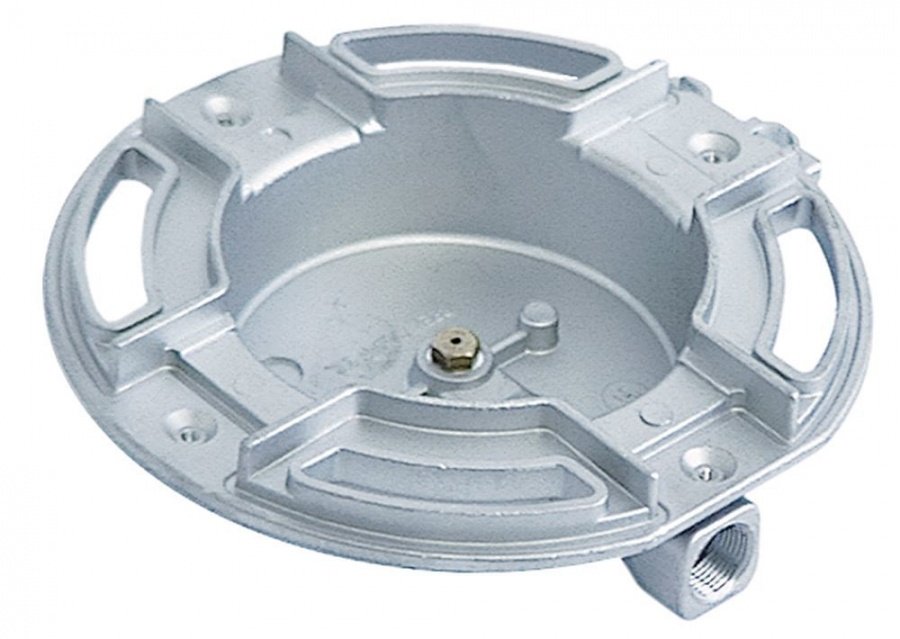 Baza arzator 3,6 kW, orificiu electrod aprindere ø 6 mm, termocupla ø 6 mm, cu duza ø 1.35 mm - 105123