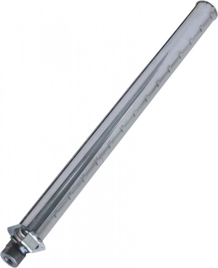 Arzator tubular  L 510 mm, ø 40mm, latime flansa 50mm - Cod 105145