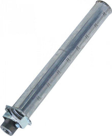 Arzator tubular, ø 40mm, L 309mm, latime flansa 50mm, flansa ø 61mm - Cod 105152