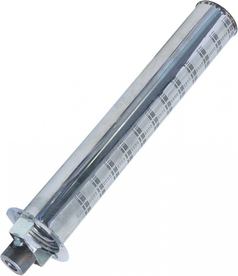 Arzator tubular, ø 50mm, L 308mm, latime flansa 71mm, flansa ø 75mm - Cod 105154