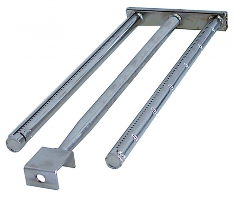 Arzator tubular cu 2 bare, L 625mm, W 240mm, ø 28mm, H 45mm - Cod 105158