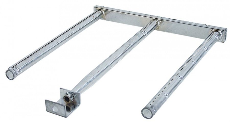 Arzator tubular cu 3 bare, L 585mm, W 455mm, ø 28mm, H 40mm, pentru bain marie - Cod 105162