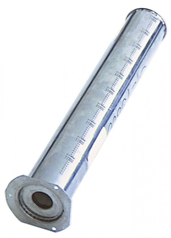 Arzator tubular, ø 50mm, L 344mm, latime flansa 65mm, lungime flansa 71mm - Cod 105203