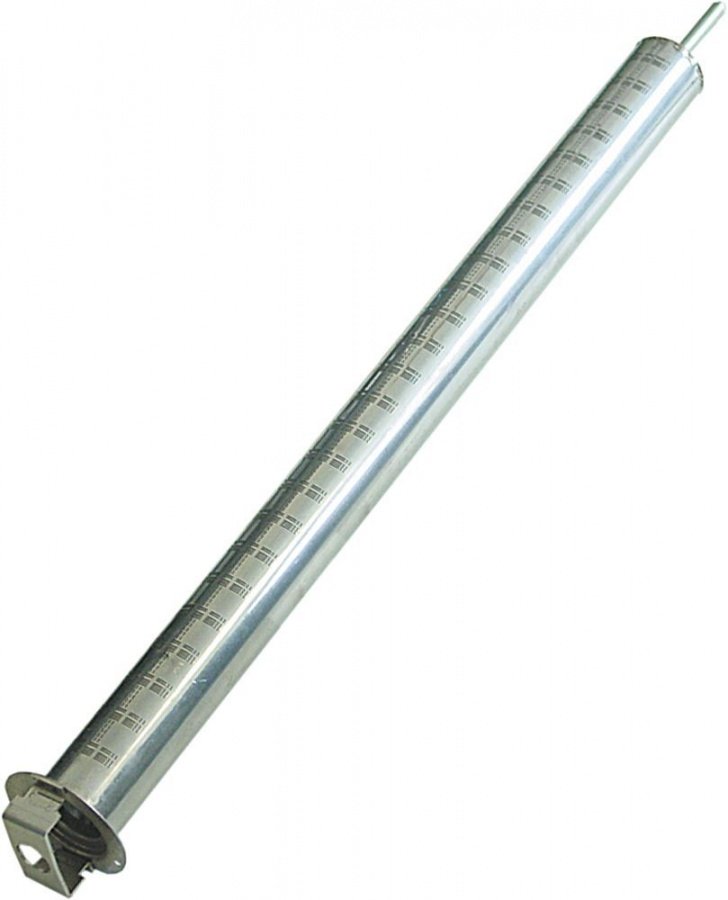 Arzator tubular, ø 50mm, L 650mm, latime flansa 71mm, ø 75mm - Cod 105218
