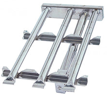 Arzator cu 3 rampe 460 x 280mm, ø 25mm, H 90mm, pentru gratar - 105339