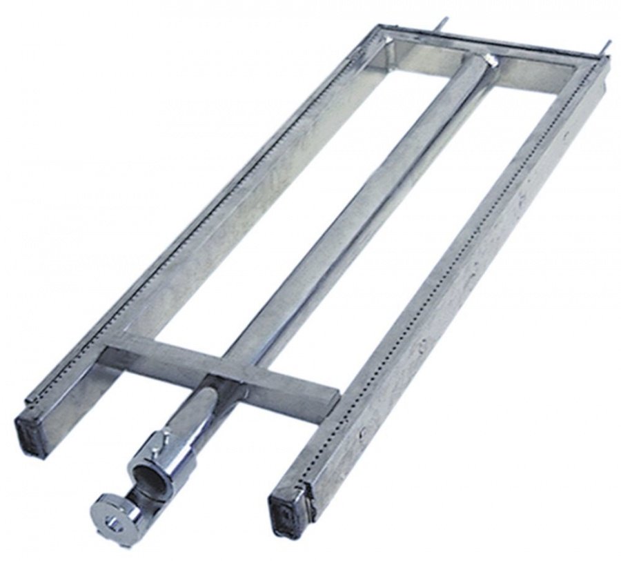 Arzator gaz cu 2 rampe 650 x 235 mm, H 40 mm - 105352