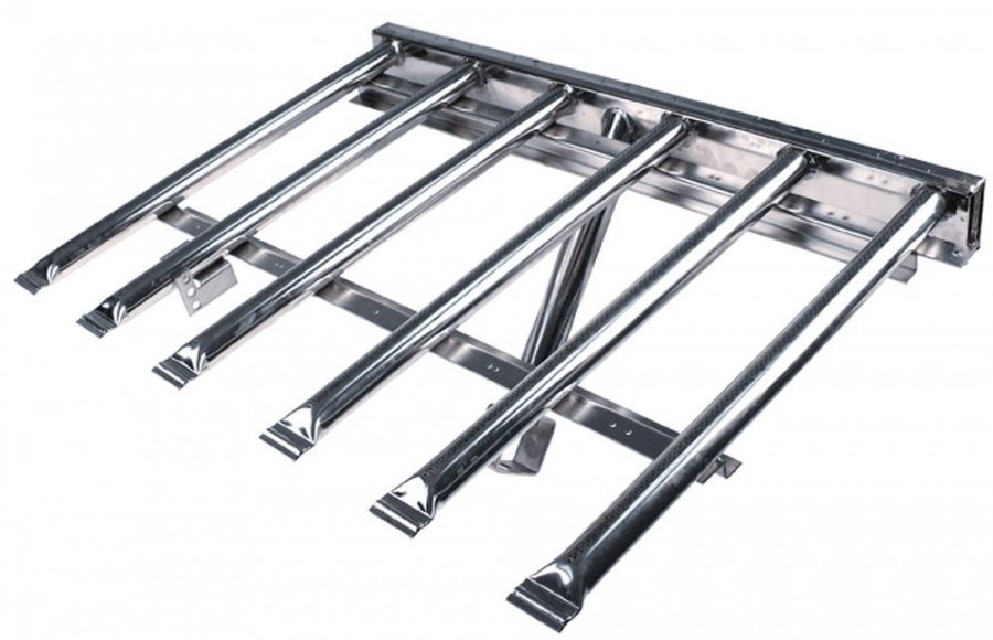 Arzator tubular cu 6 brate 445 x 620 mm, tigaie basculanta - 105369