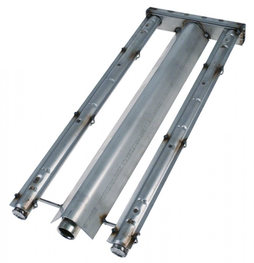 Arzator cu 2 ramuri 560 x 220 mm, pentru gratar cu roca vulcanica, putere arzator 9 kW - 105373