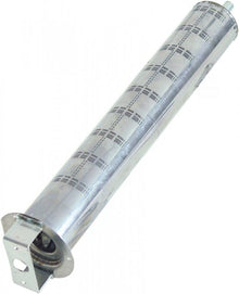 Arzator tubular, ø 50mm, L 320mm, latime flansa 72mm, flansa ø 75mm - Cod 105407