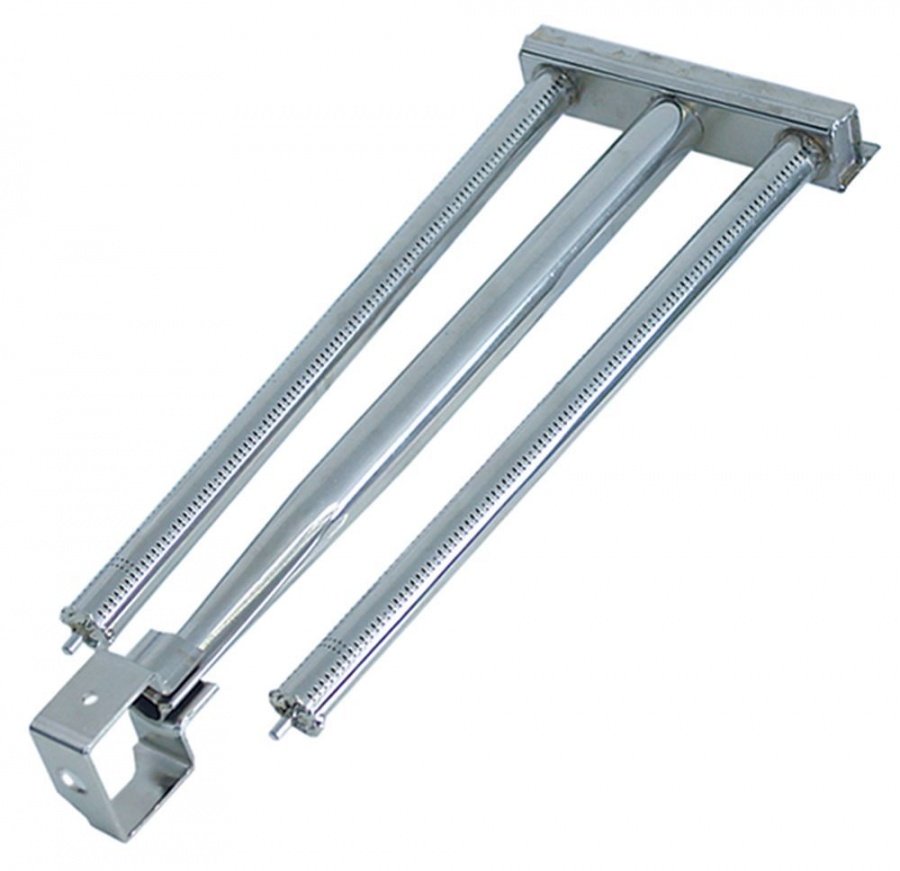Arzator tubular cu 2 bare, L 510mm, W 190mm, ø 25mm, H 40mm, tava - Cod 105408