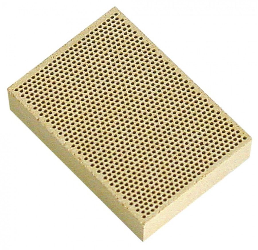 Placa ceramica, L 69mm, W 49mm, H 13mm, pentru salamandra - Cod 105526