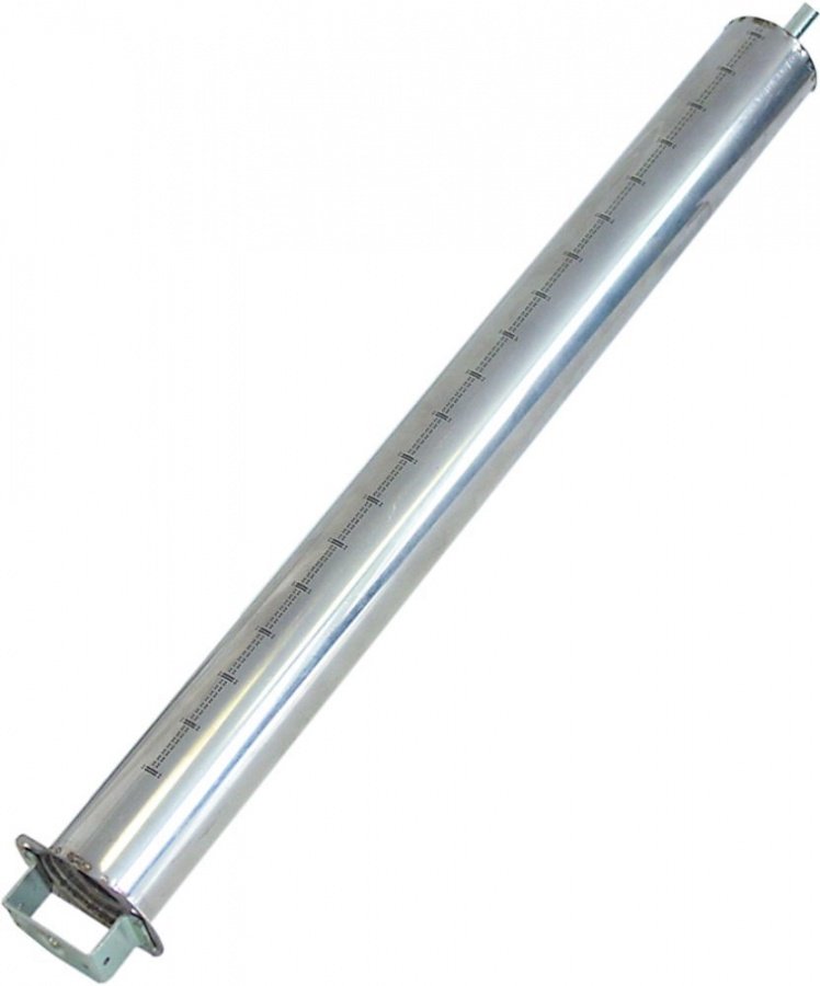 Arzator tubular, ø 50mm, L 520mm, latime flansa 52mm, flansa ø 75mm pentru cuptor de pizza - Cod 105554