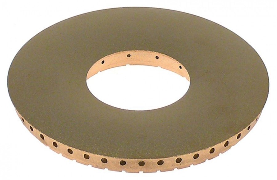 Capac pentru arzator de tip E, ø 114mm, cu gaura centrala - Cod 105620