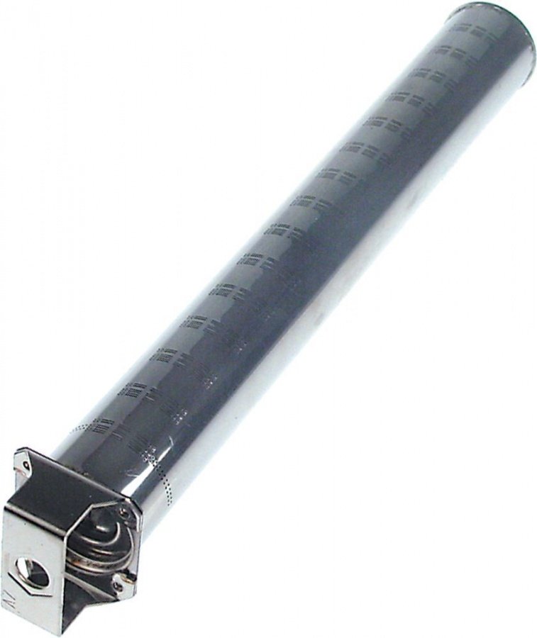 Arzator tubular, ø 50mm, L 390mm, flansa 57x 57mm, pentru friteuza - Cod 105644
