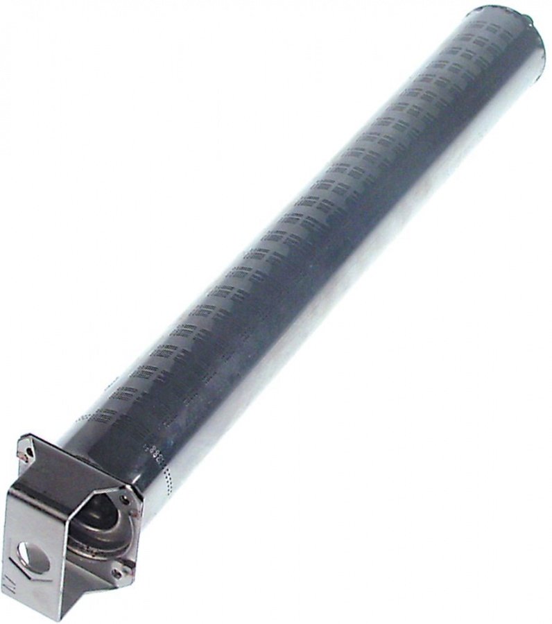 Arzator tubular, ø 50 mm, L 408 mm, flansa 57x57 mm - 105645