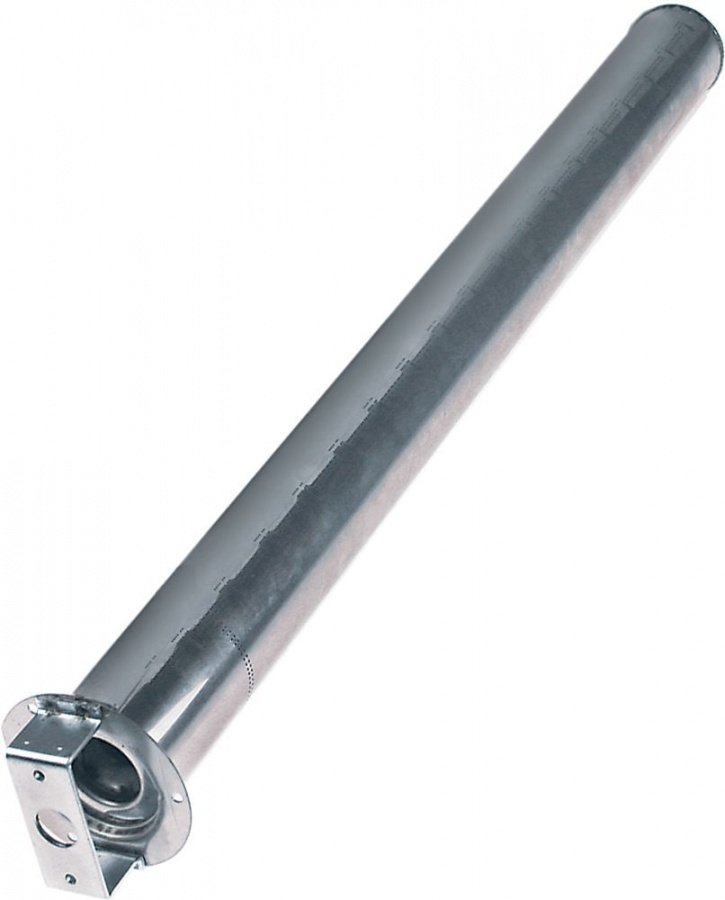 Arzator tubular ø 50 mm, L 607 mm, flansa 71 x 75 mm - 105681