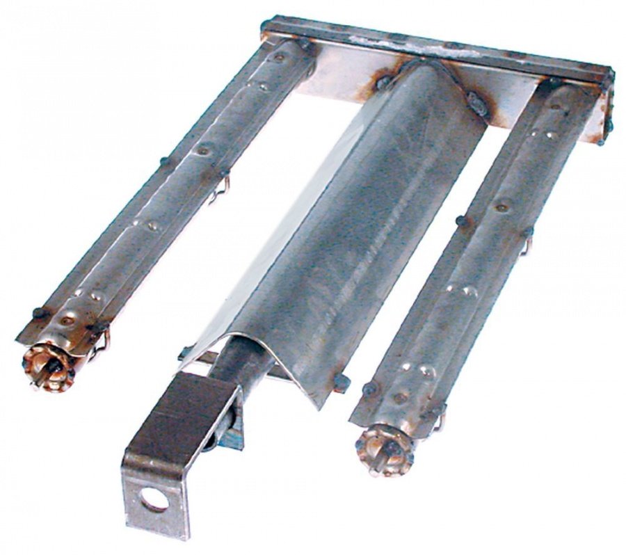 Arzator tubular cu 2 bare 370 x 220 mm, pentru gratar cu roca vulcanica - 105687
