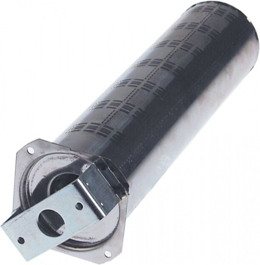 Arzator tubular, ø 60mm, L 245 mm, cu surub M5x12, latime flansa 67mm, lungime flansa 67mm - Cod 105774